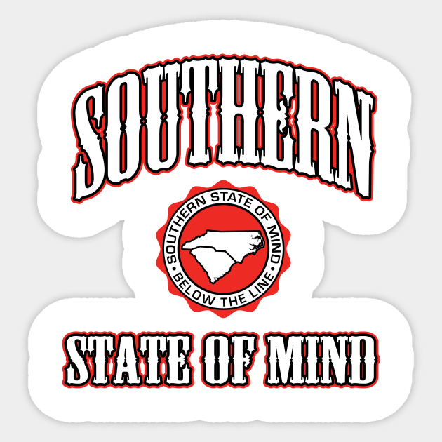 Southern State of Mind NC/SC Sticker by 316CreativeGroup